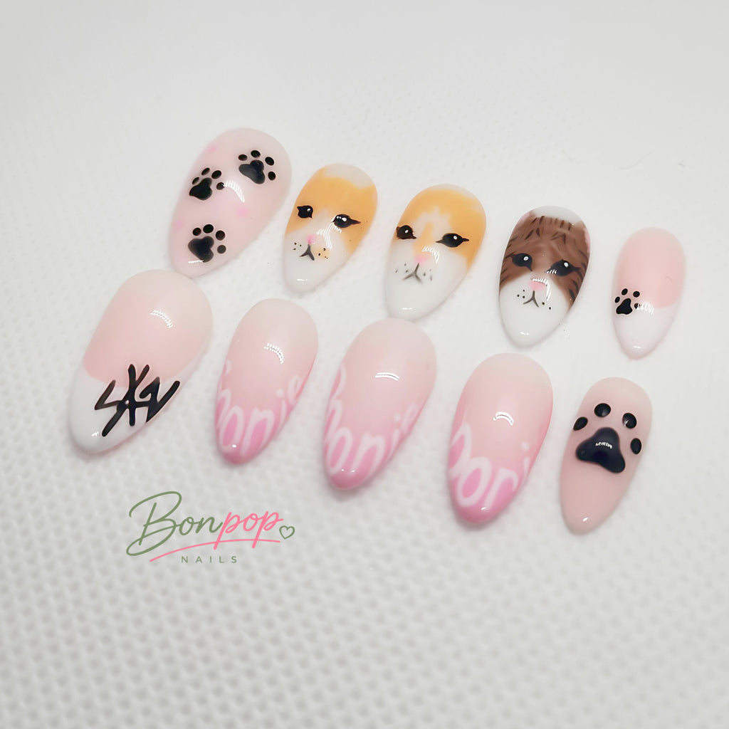 Stray Kids "Lee Know: Soondoongdori" Inspired Press-On Nails