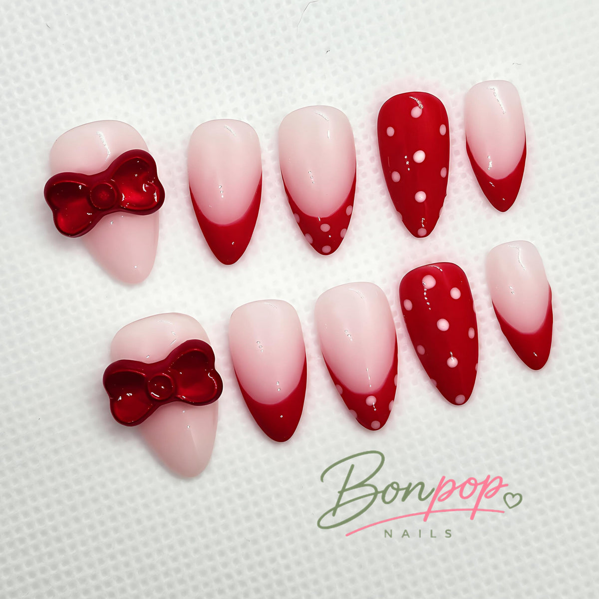 BONPOP Cherry Bowties