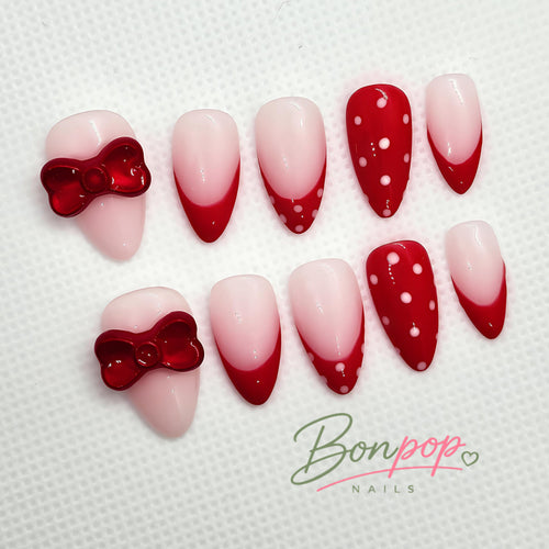 BONPOP Cherry Bowties