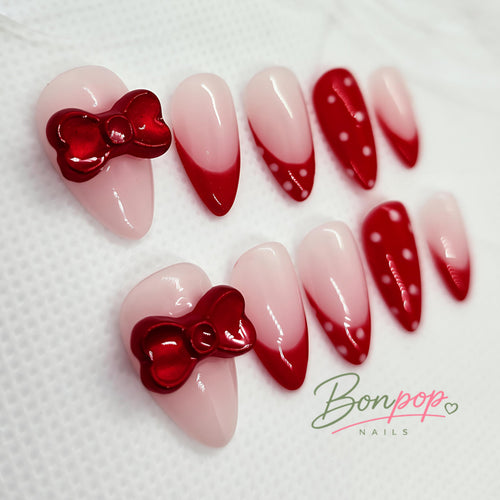 BONPOP Cherry Bowties