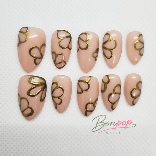 BONPOP Chrome Petals Nails