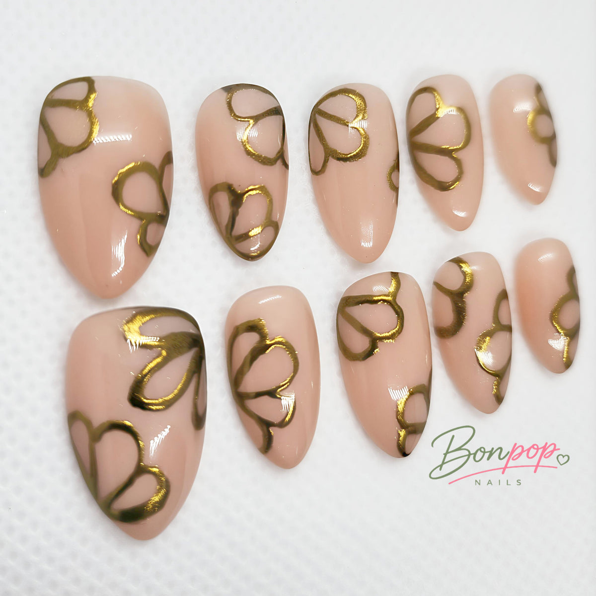 BONPOP Chrome Petals Nails