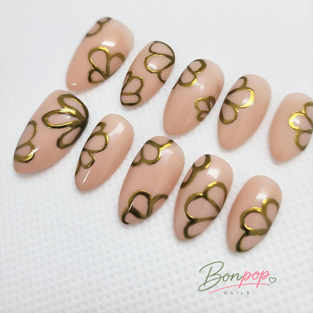 BONPOP Chrome Petals Nails