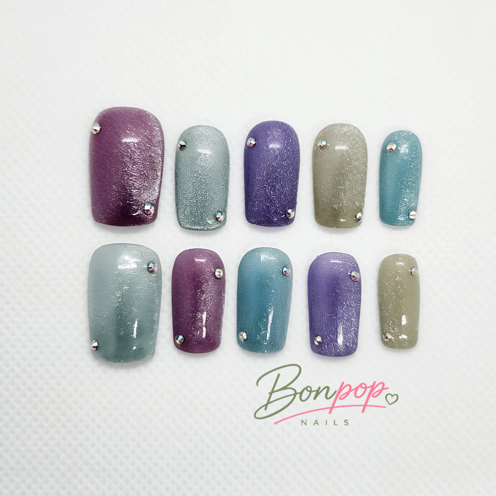 BONPOP Jelly Galaxy Nails