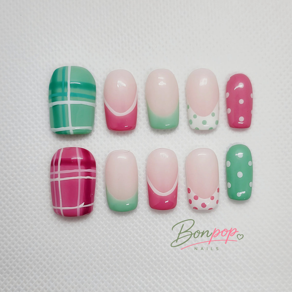 BONPOP Plaid & Polka Dots