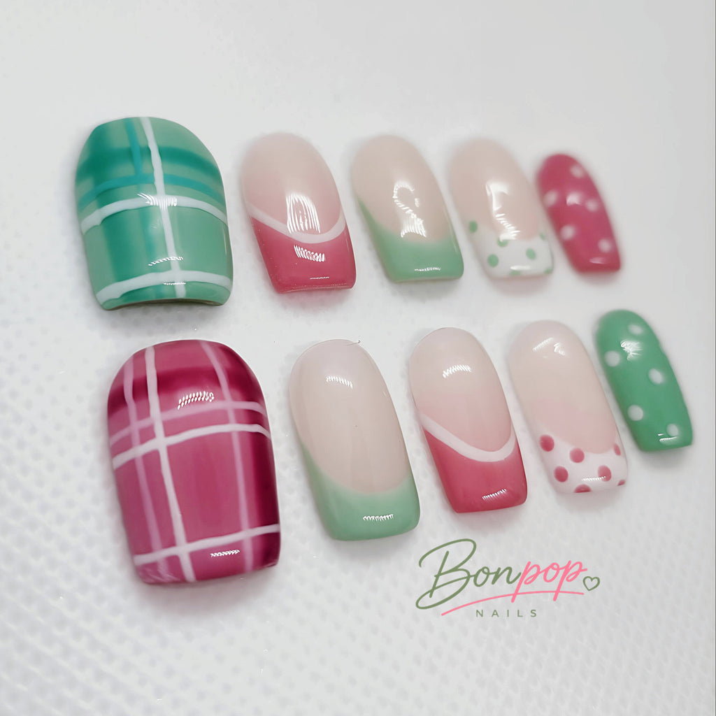 BONPOP Plaid & Polka Dots