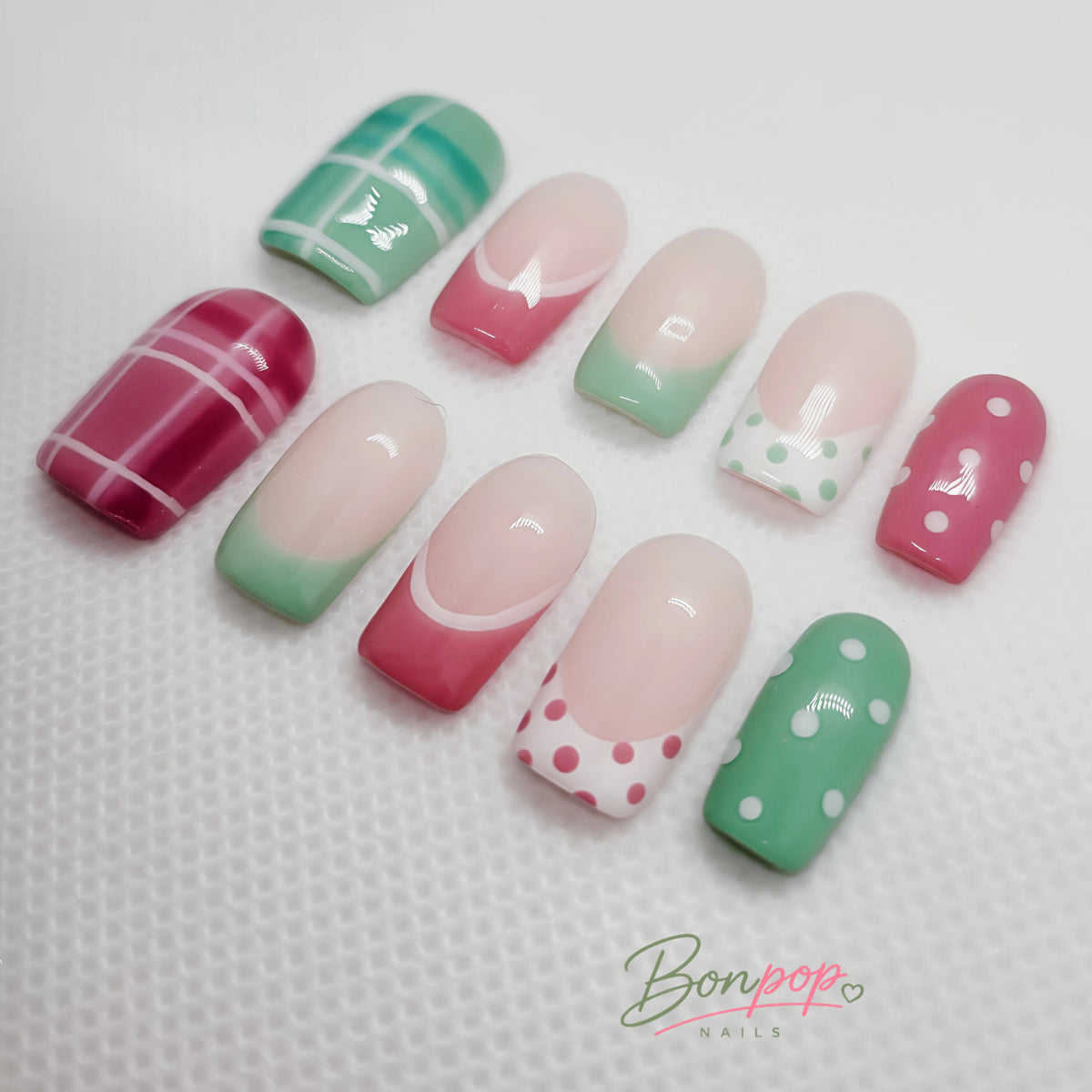 BONPOP Plaid & Polka Dots