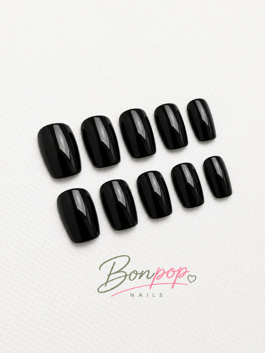 BONPOP's Handcrafted Solid Color Press-On Nails | Durable and Reusable