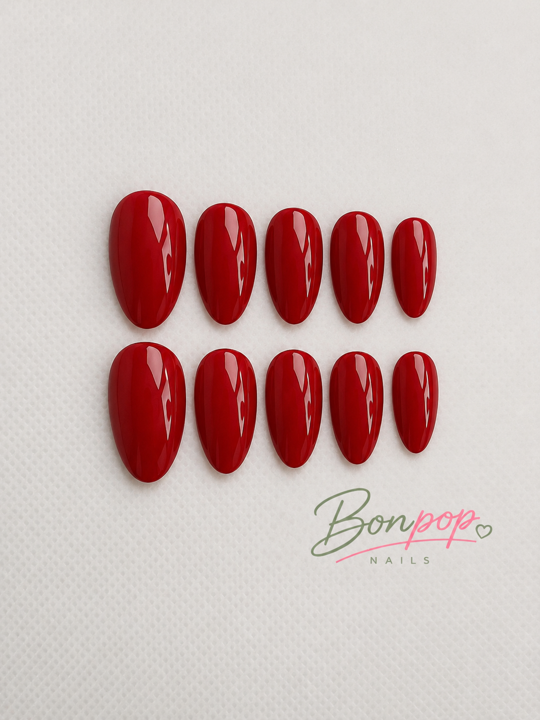 BONPOP's Handcrafted Solid Color Press-On Nails | Durable and Reusable
