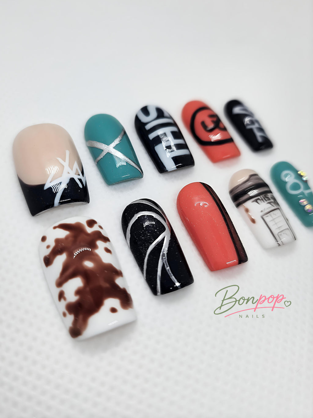 BONPOP Custom Press-On Nails — Design Your Dream Set | Handmade Reusable
