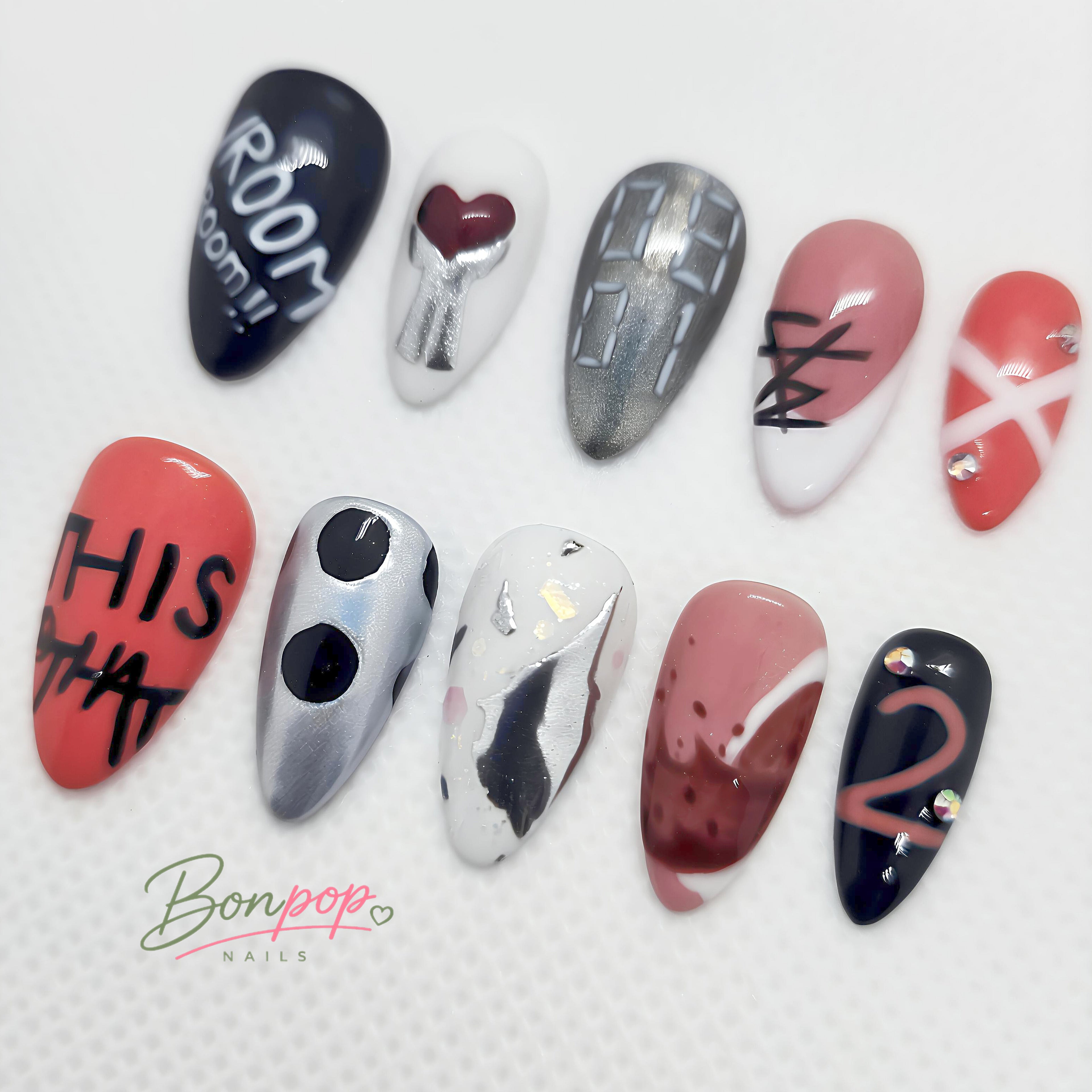 Stray Kids "THIS & THAT MV" Inspired Press-On Nails